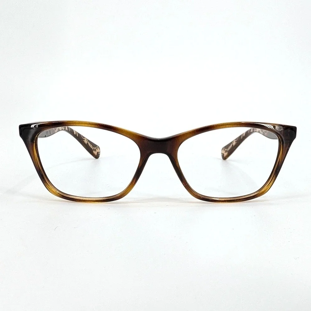 Ralph Lauren RA7071 Tortoise Cat Eye Eyeglasses Floral‎ Temple 52-16-140